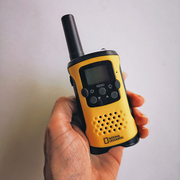 Bresser, Walkie-Talkies NATIONAL GEOGRAPHIC à longue portée (jusqu'à 6 km)  et fonction mains libres