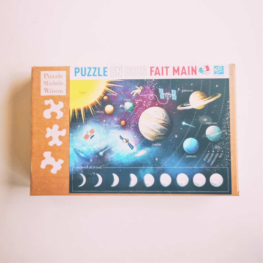 Puzzle en bois 100 pièces - Les planètes