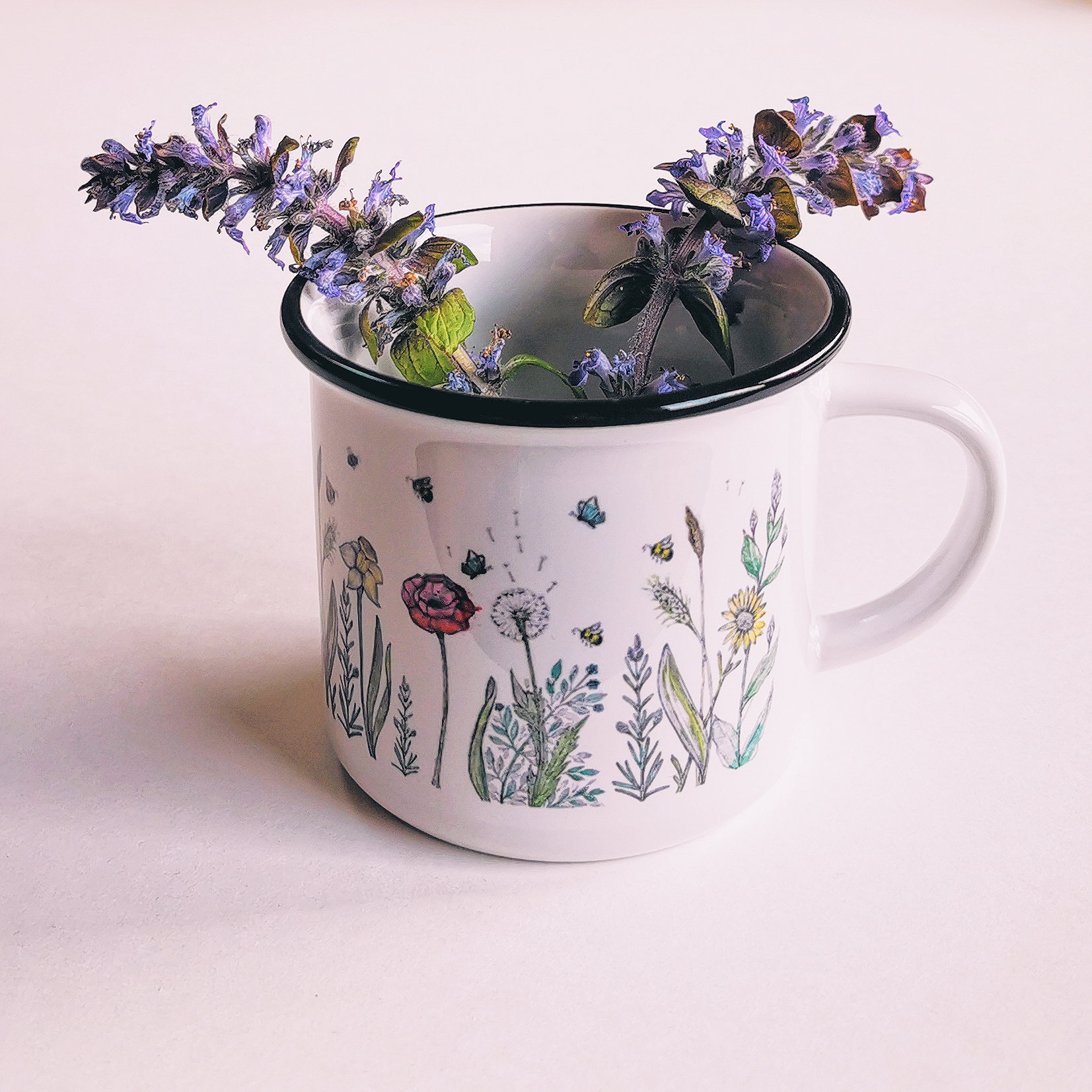 Tasse en céramique - Fleurs des champs