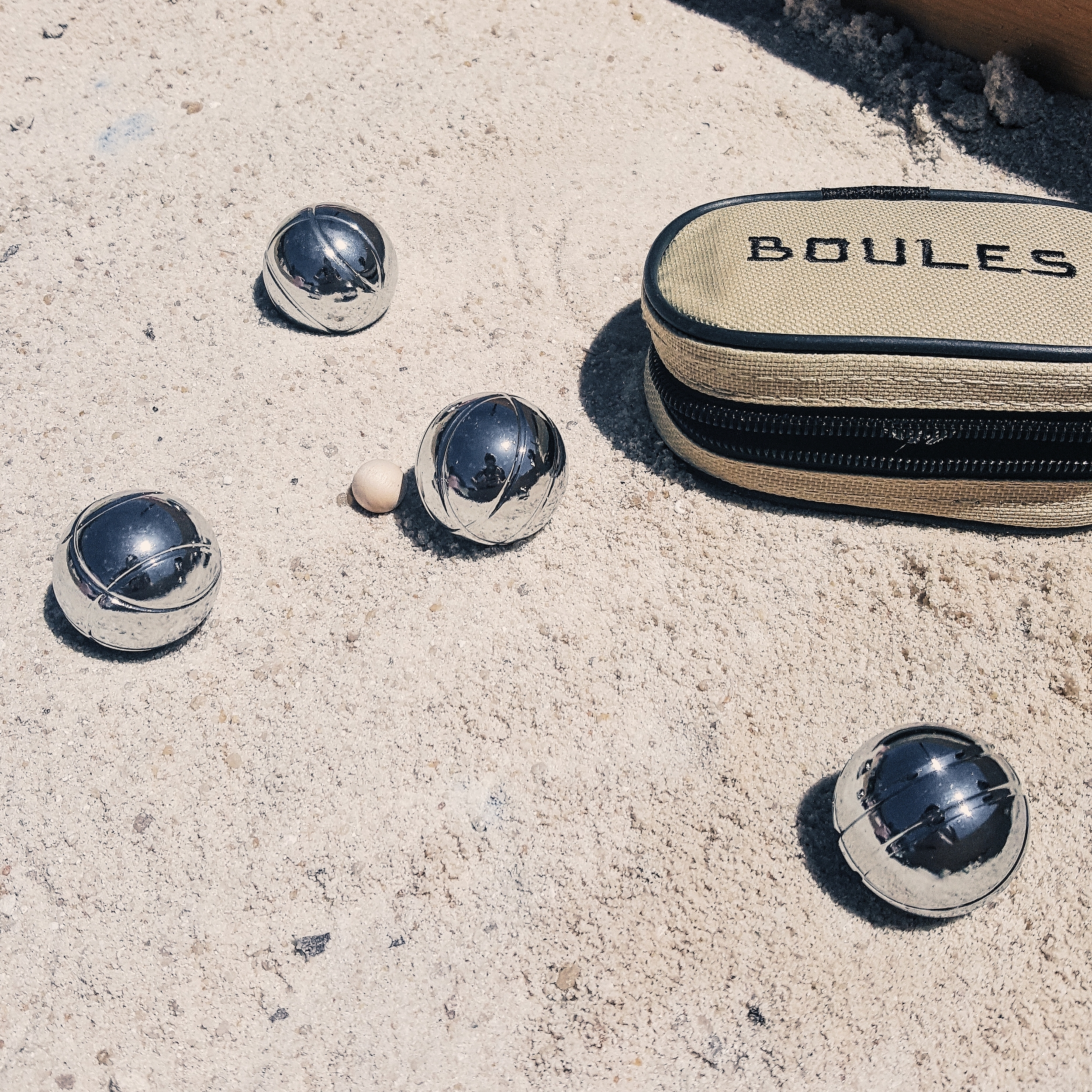 mini jeu de pétanque