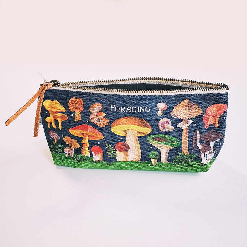 Petite trousse en toile - Champignons