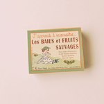 boîte de cartes de connaissances des baies sauvages comestibles marc vidal