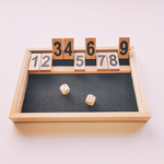 jeu de dé individuel mathématiques ferme la boîte en bois