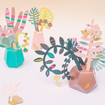 jardin tropical fleurs et plantes en origami juliette lemoine pour mon petit art
