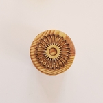 tampon pâte à modeler fleur