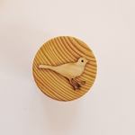 tampon pâte à modeler oiseau