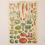 affiche vintage légumes