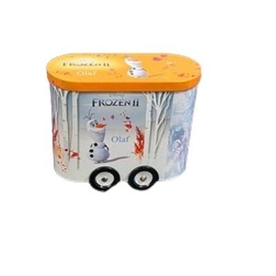 Coffret parfum boîte métal wagon de train Olaf de la Reine des neiges 2