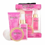 2 boules effervescentes pour le bain, un beurre corporel pour garder une peau hydratée, un Gel Moussant pour le corps et une brume pour  britney spearscheveuxbr