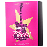 boite rose du parfum summer rock sweet candy de shakira
