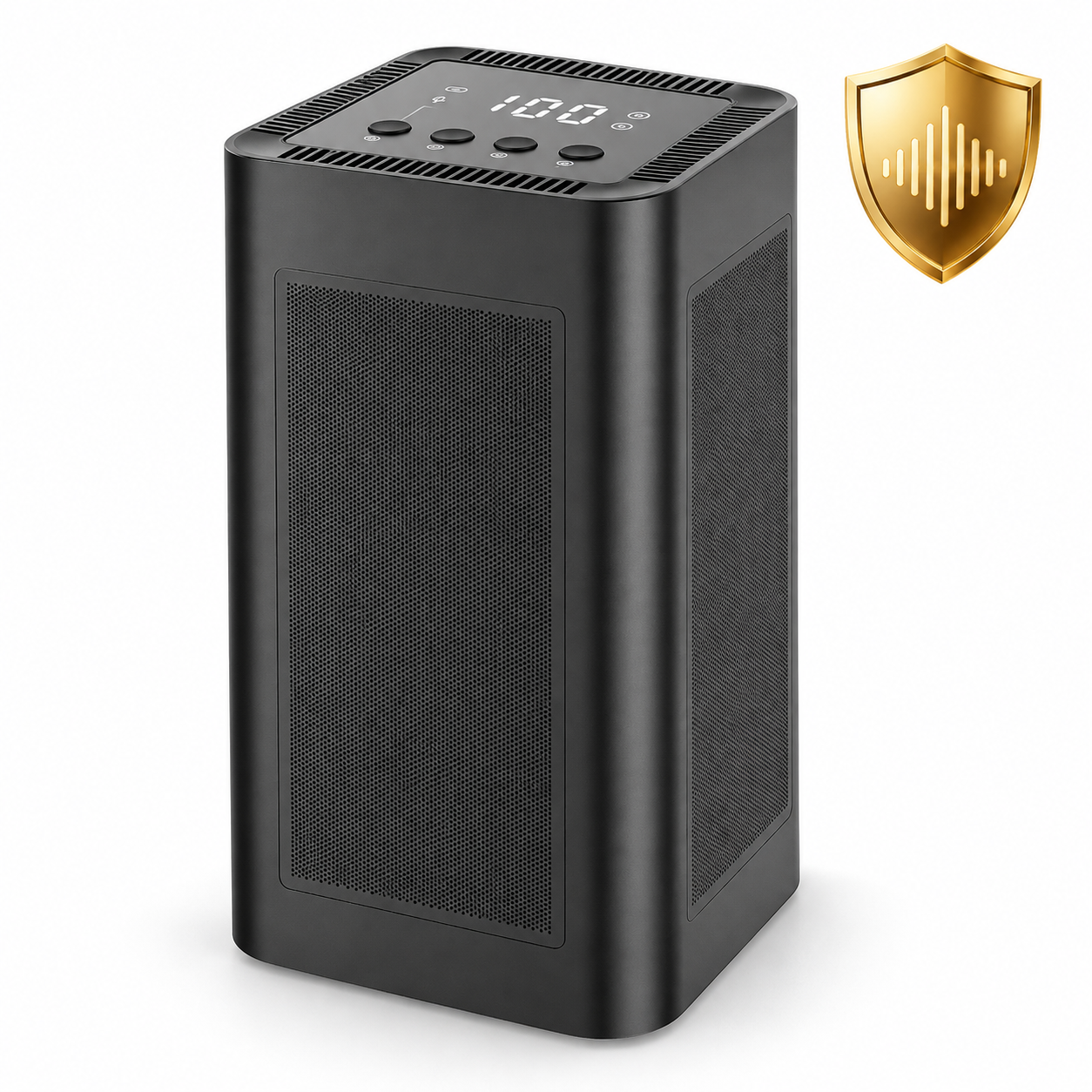 Brouilleur à ultrasons ANGEL 12 PRO MAX, boîtier noir à grilles latérales sur fond blanc
