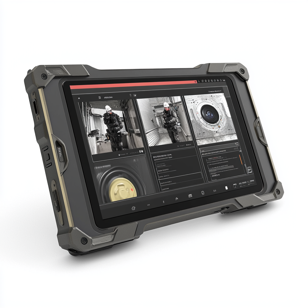 Tablette militaire IP66 pour kit de caméra espion
