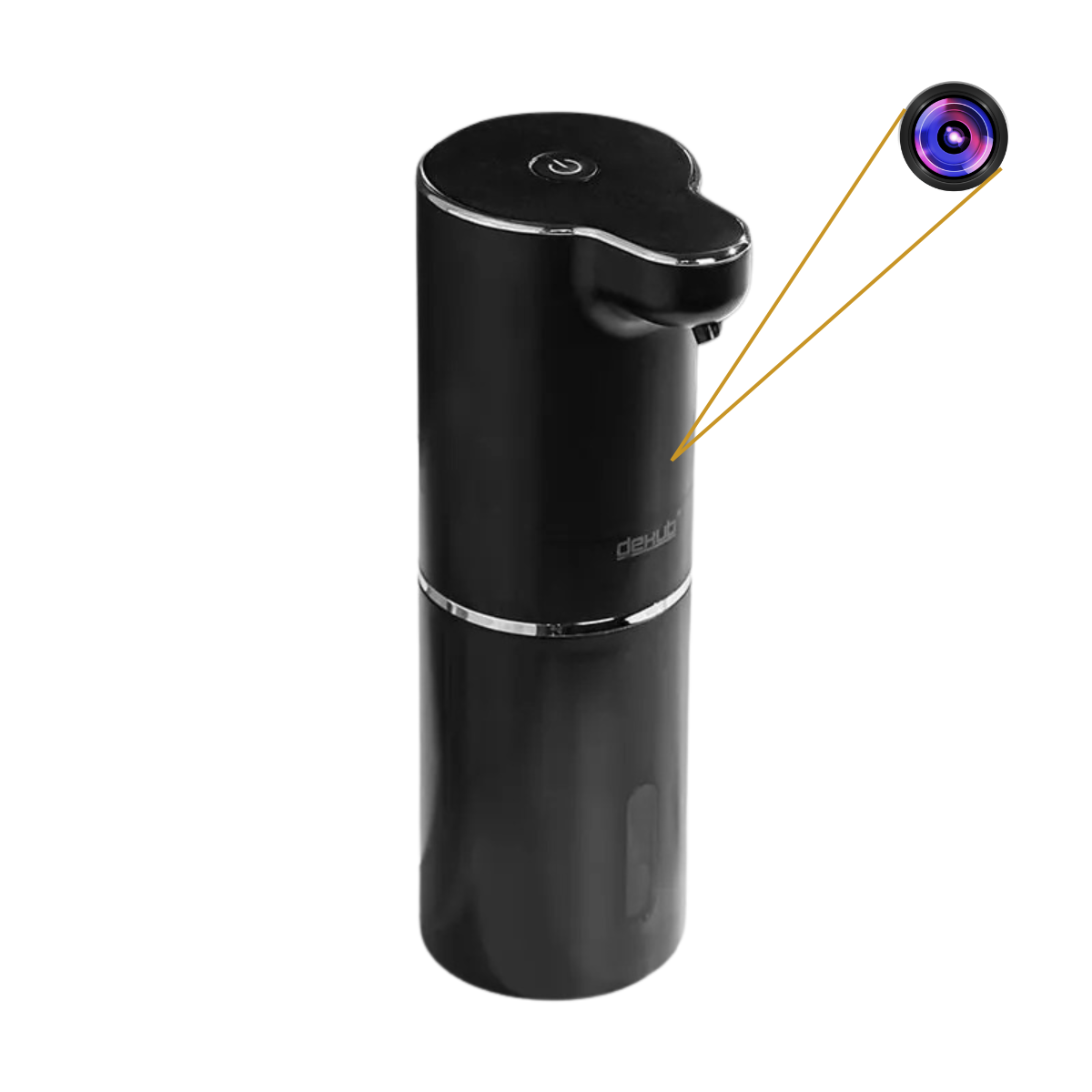 Distributeur de savon automatique caméra espion 4K Wi-Fi