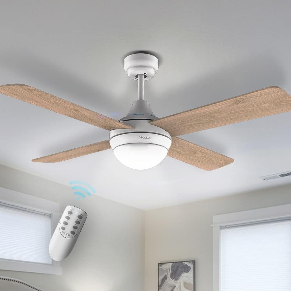 Ventilateur plafonnier avec LED caméra espion