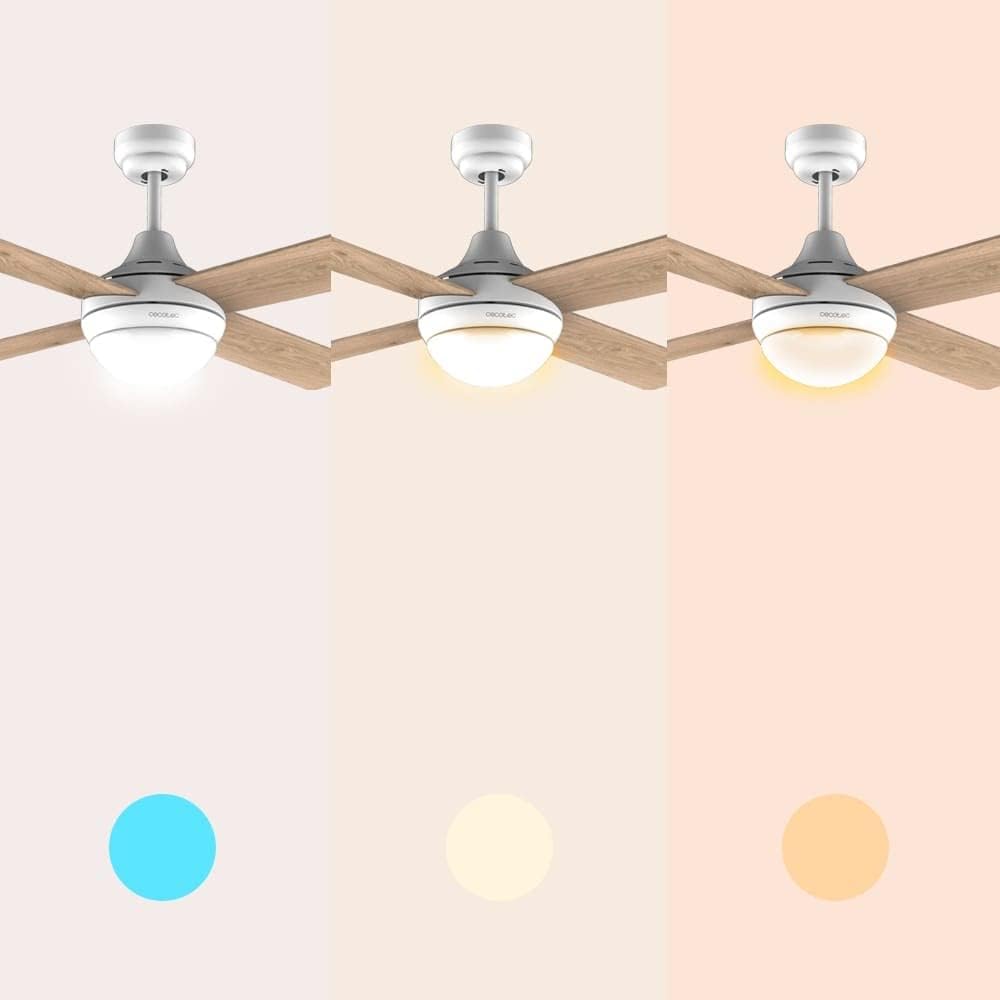 Ventilateur plafonnier avec LED caméra espion