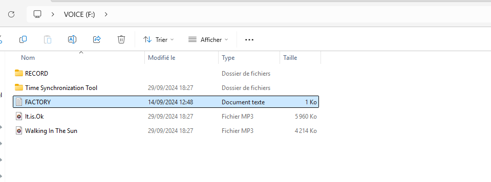 menu principale microphone pro x