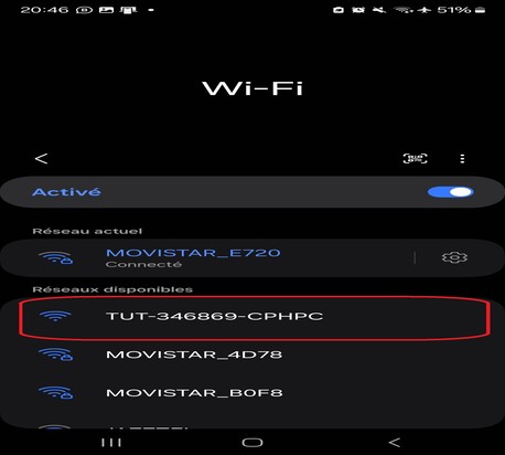 Connexion au Resau TUT LookcamPRO