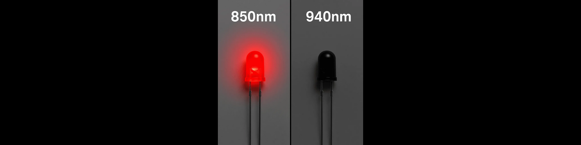 850 nm VS 940 nm Caméra espion