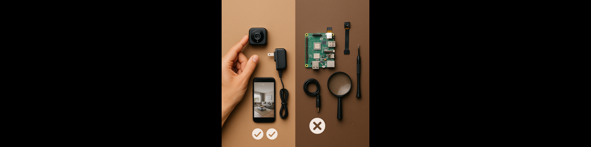 Caméra espion Diy VS Caméra espion prête à l'emploi