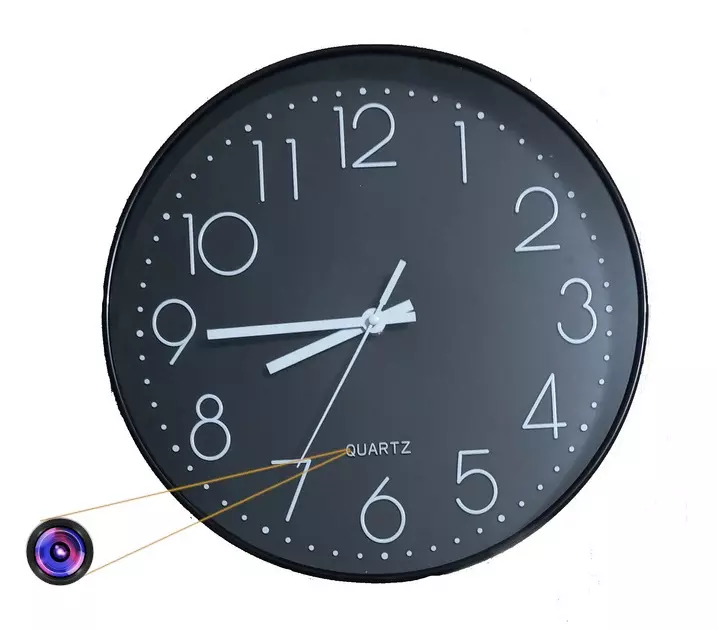 Horloge cam&eacute;ra espion