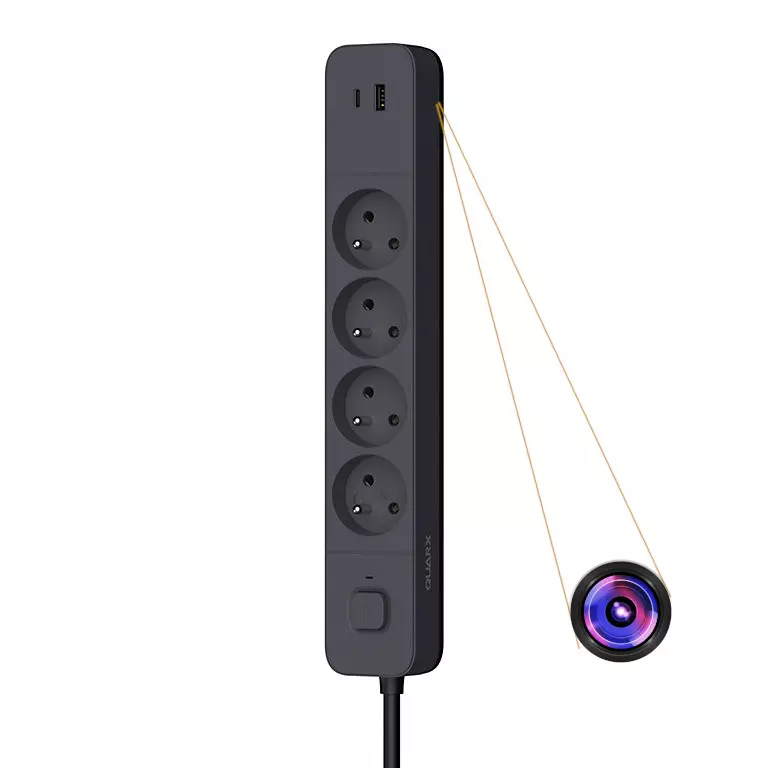 Multiprise cam&eacute;ra espion