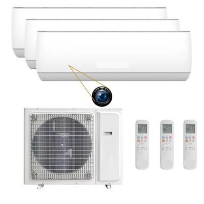 Camera espion dans systéme de climatisation complet