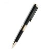 Stylo microphone noir et doré avec capuchon