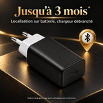 Chargeur avec localisateur Bluetooth : jusqu’à 3 mois d’autonomie annoncée pour la localisation