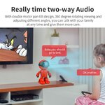 Illustration de la communication audio entre un téléphone et le robot caméra espion