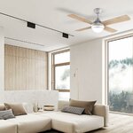 Ventilateur plafonnier avec LED caméra espion