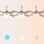Ventilateur plafonnier avec LED caméra espion