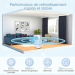 Climatiseur mobile avec caméra epsion 4K UHD Wi-Fi integré