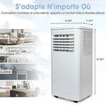 Climatiseur mobile avec caméra epsion 4K UHD Wi-Fi integré