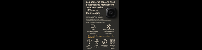 Détection de mouvement : fonctions et limites — visuel du guide