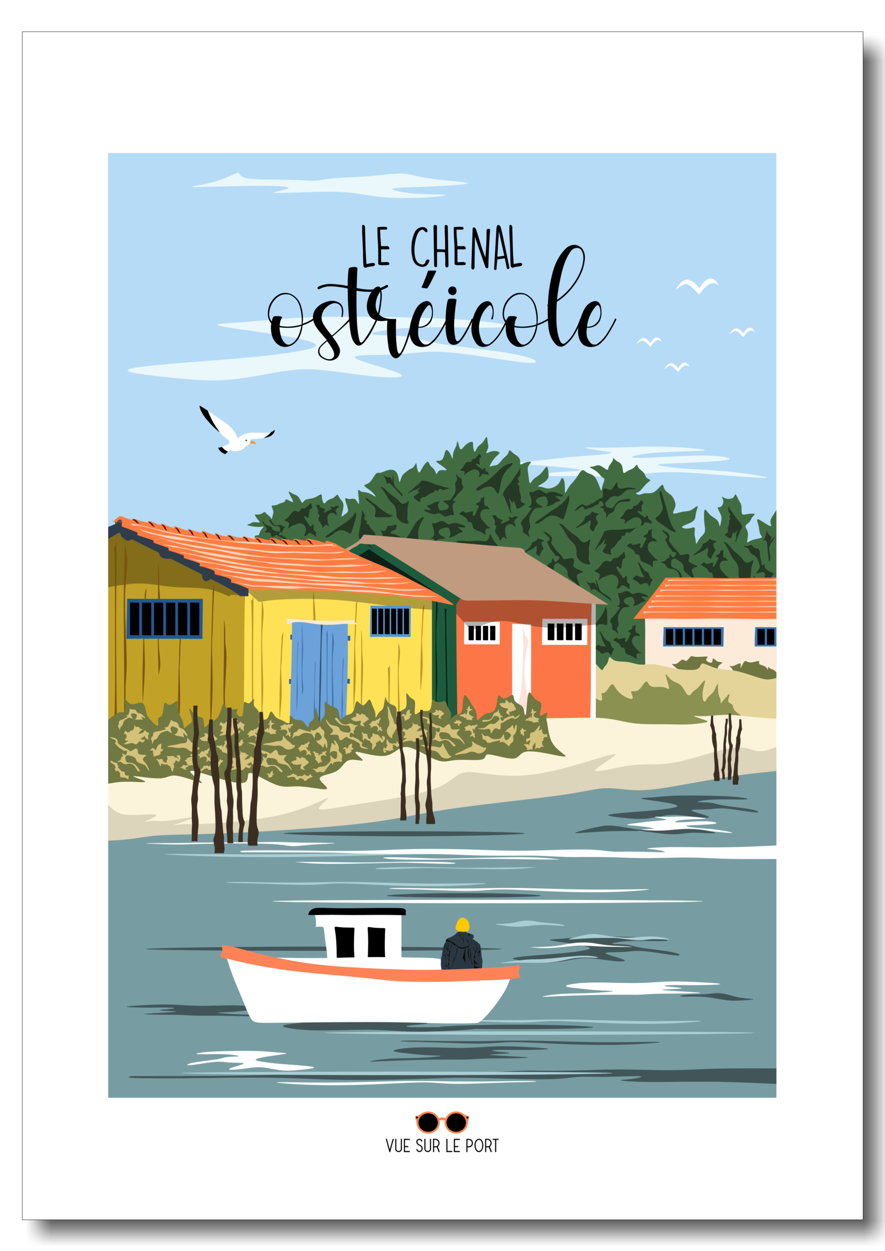 chenal ostréicole etsy