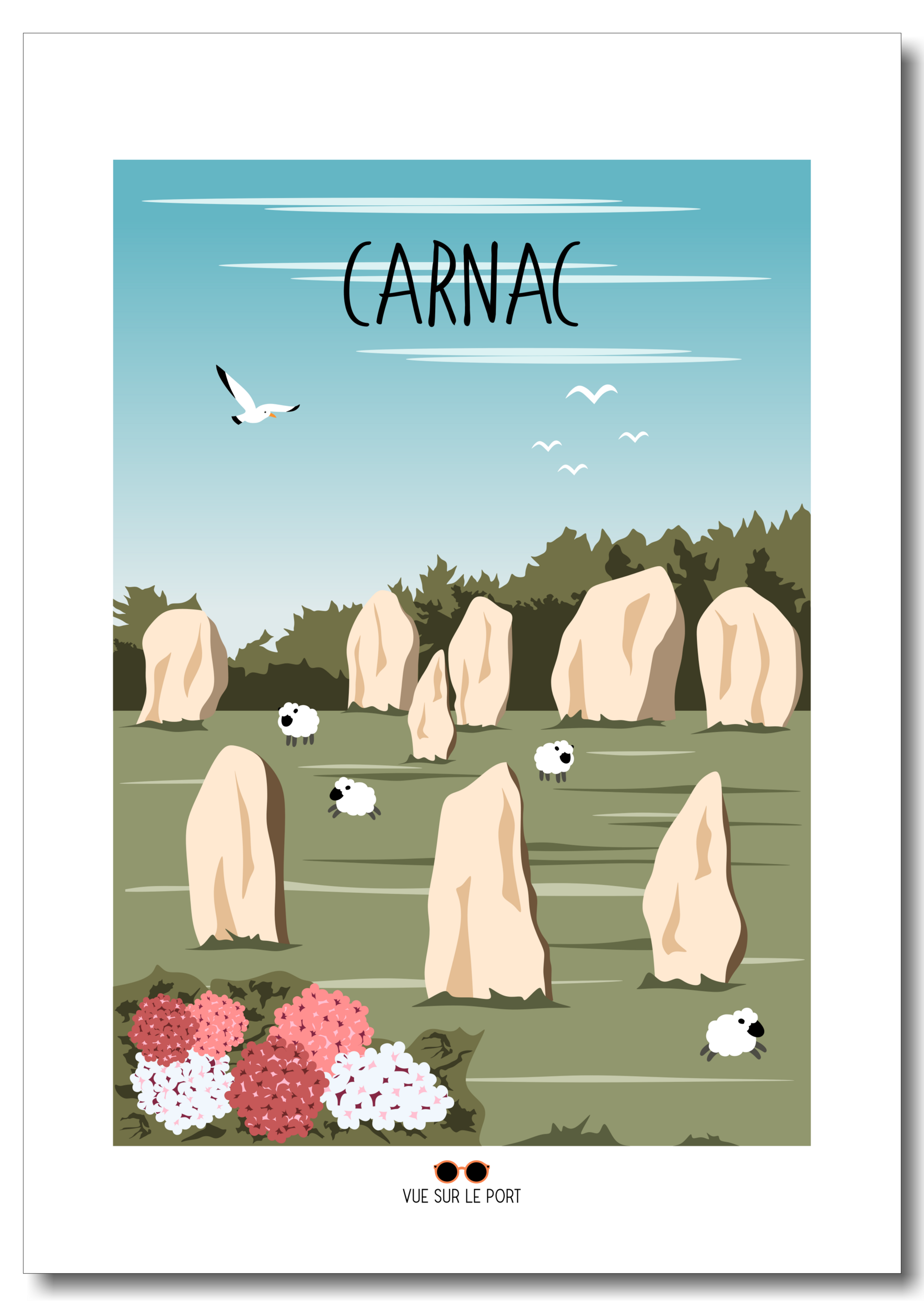 carnac menhirs etsy