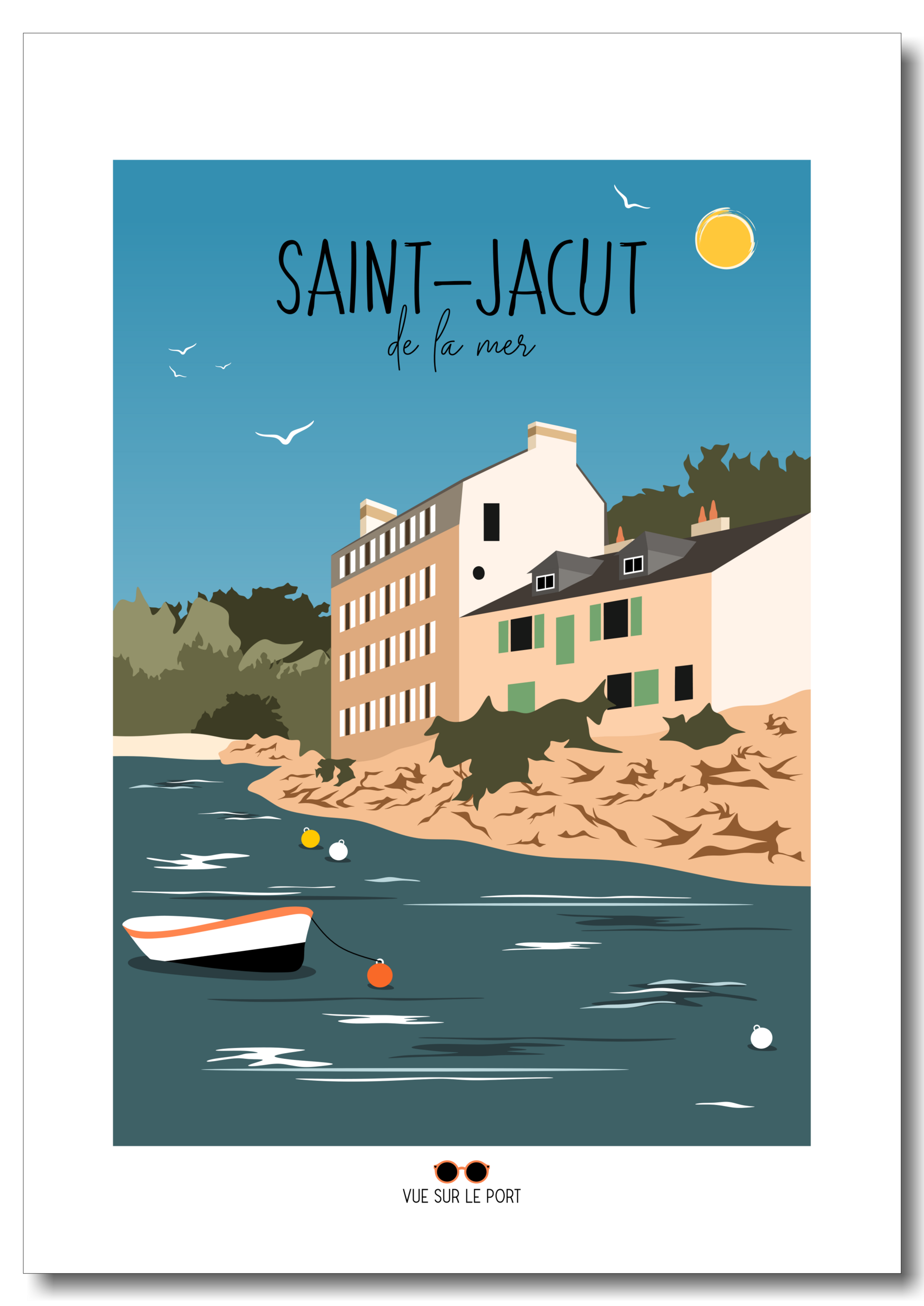 saint jacut port etsy