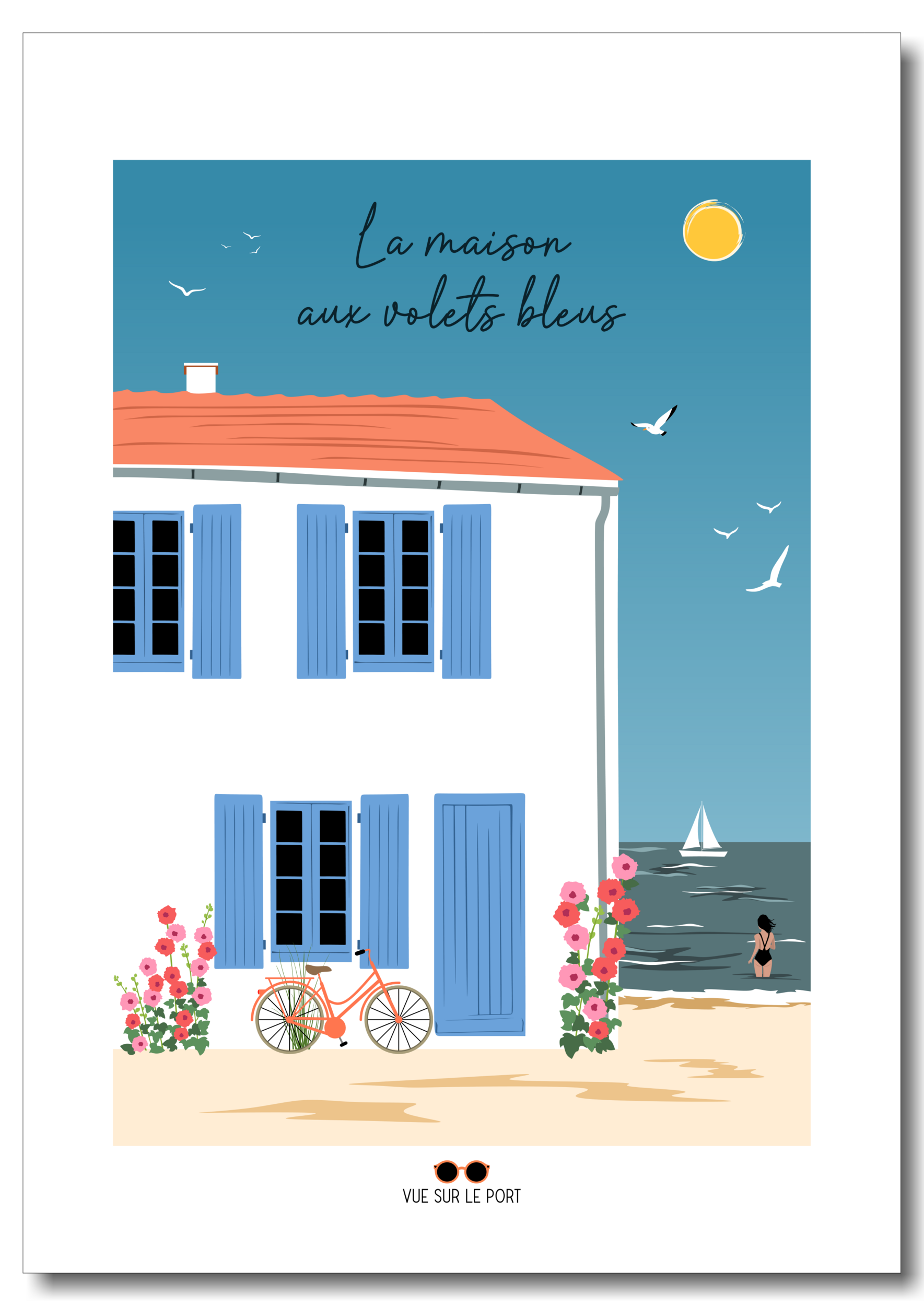 la maison aux volets bleus etsy