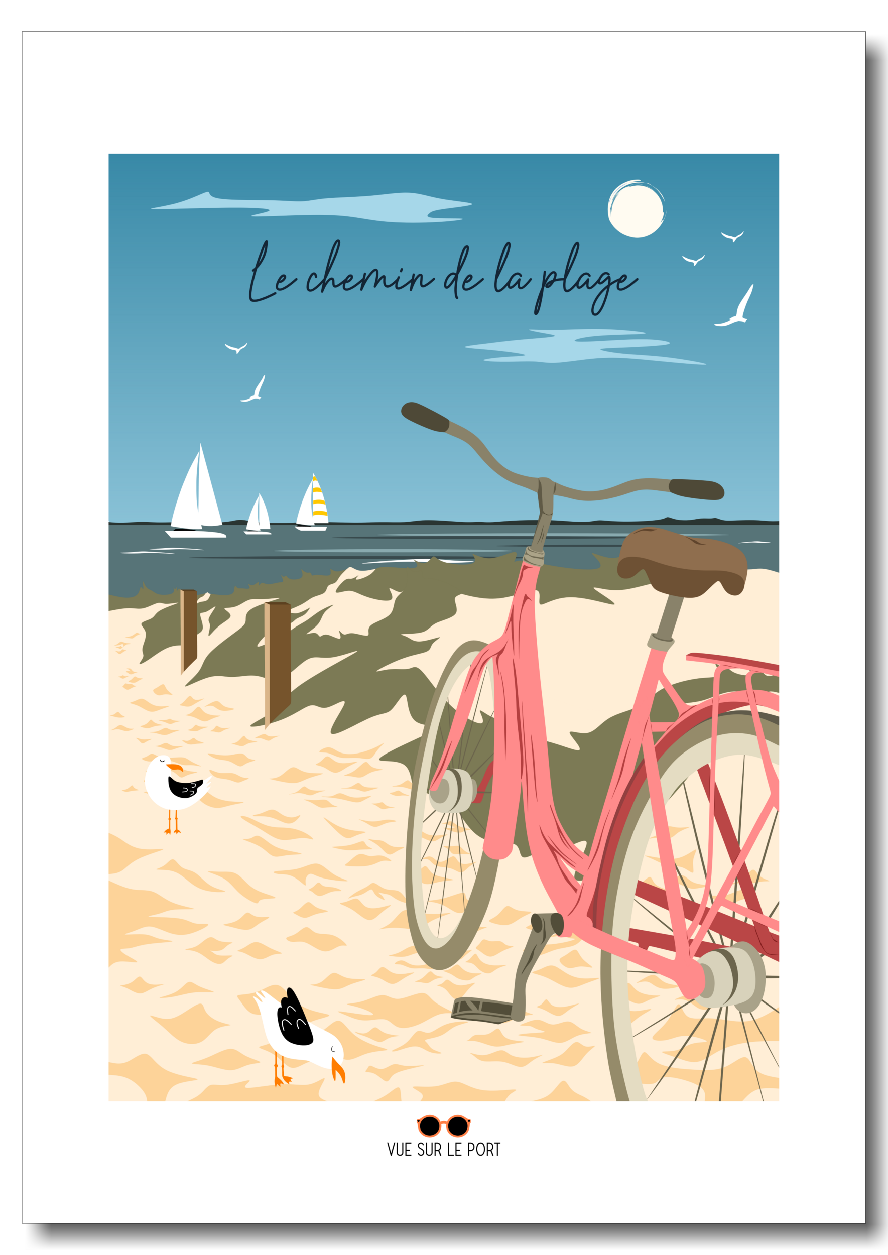 le chemin de la plage 2 etsy
