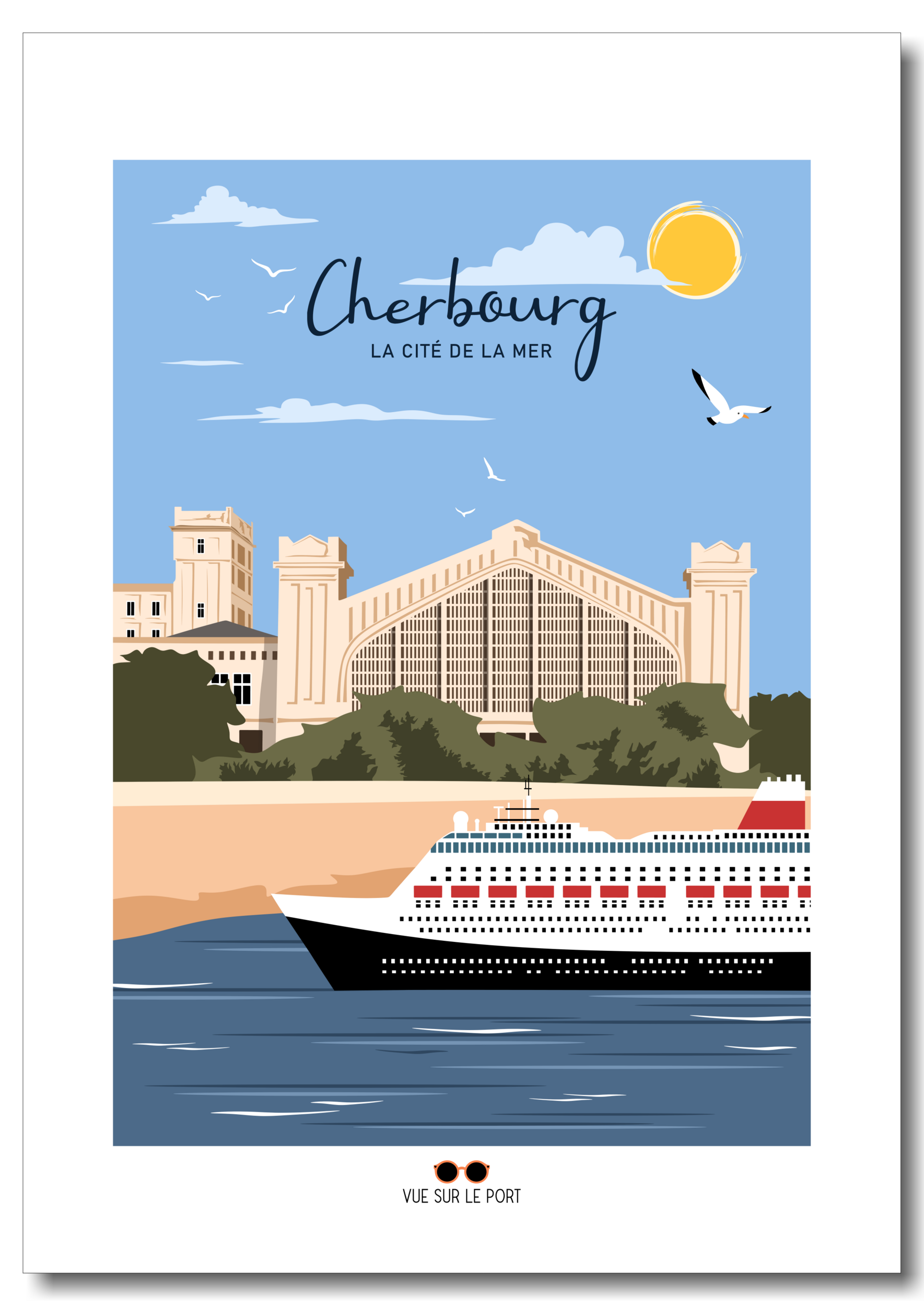 cherbourg cité de la mer etsy