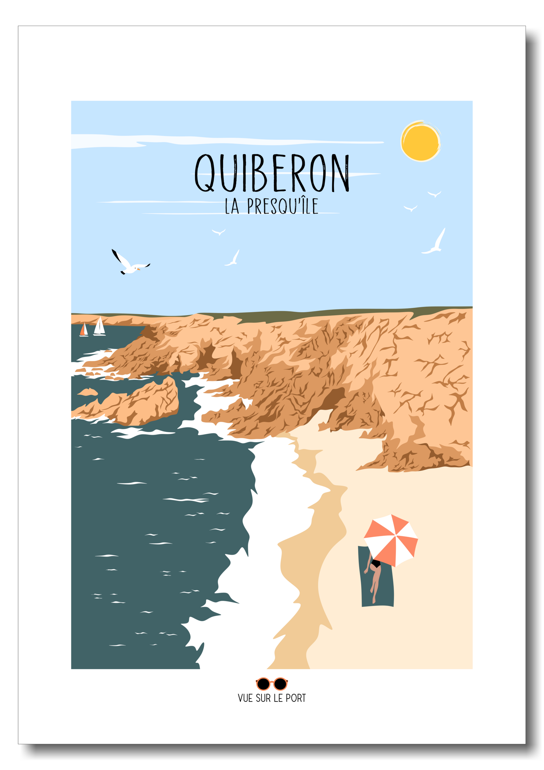 quiberon presquîle etsy