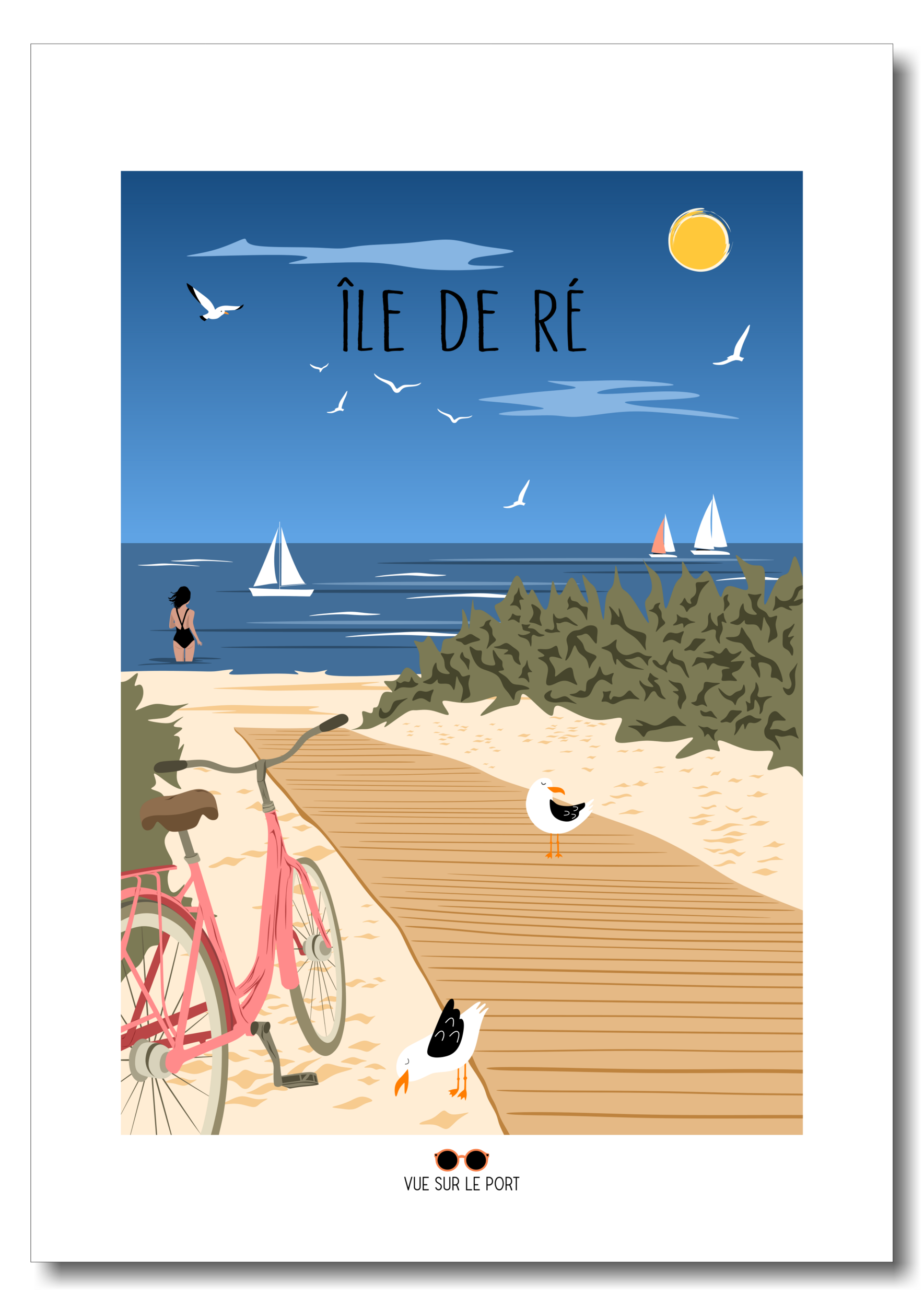 île de ré plage etsy