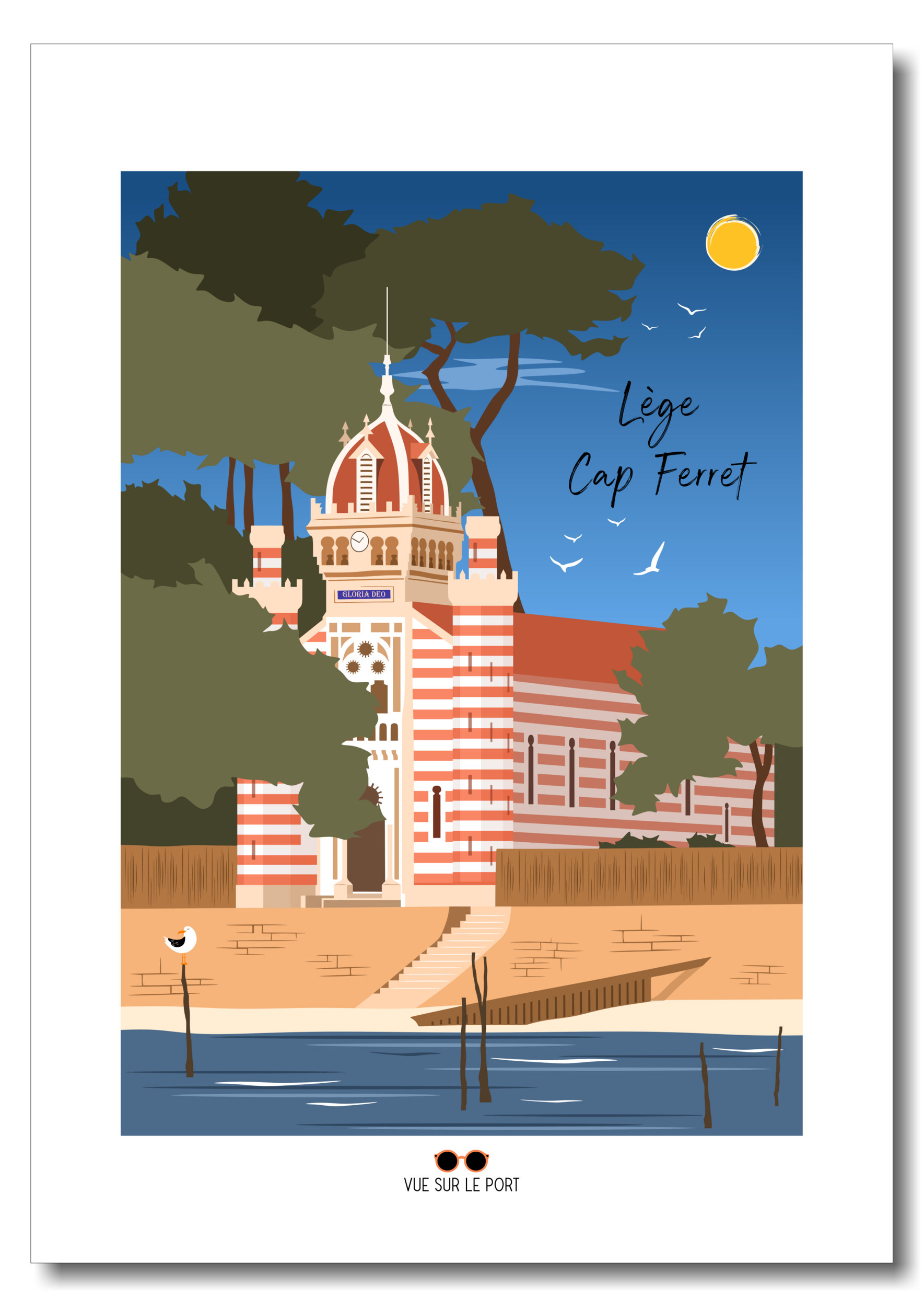 lège cap ferret etsy