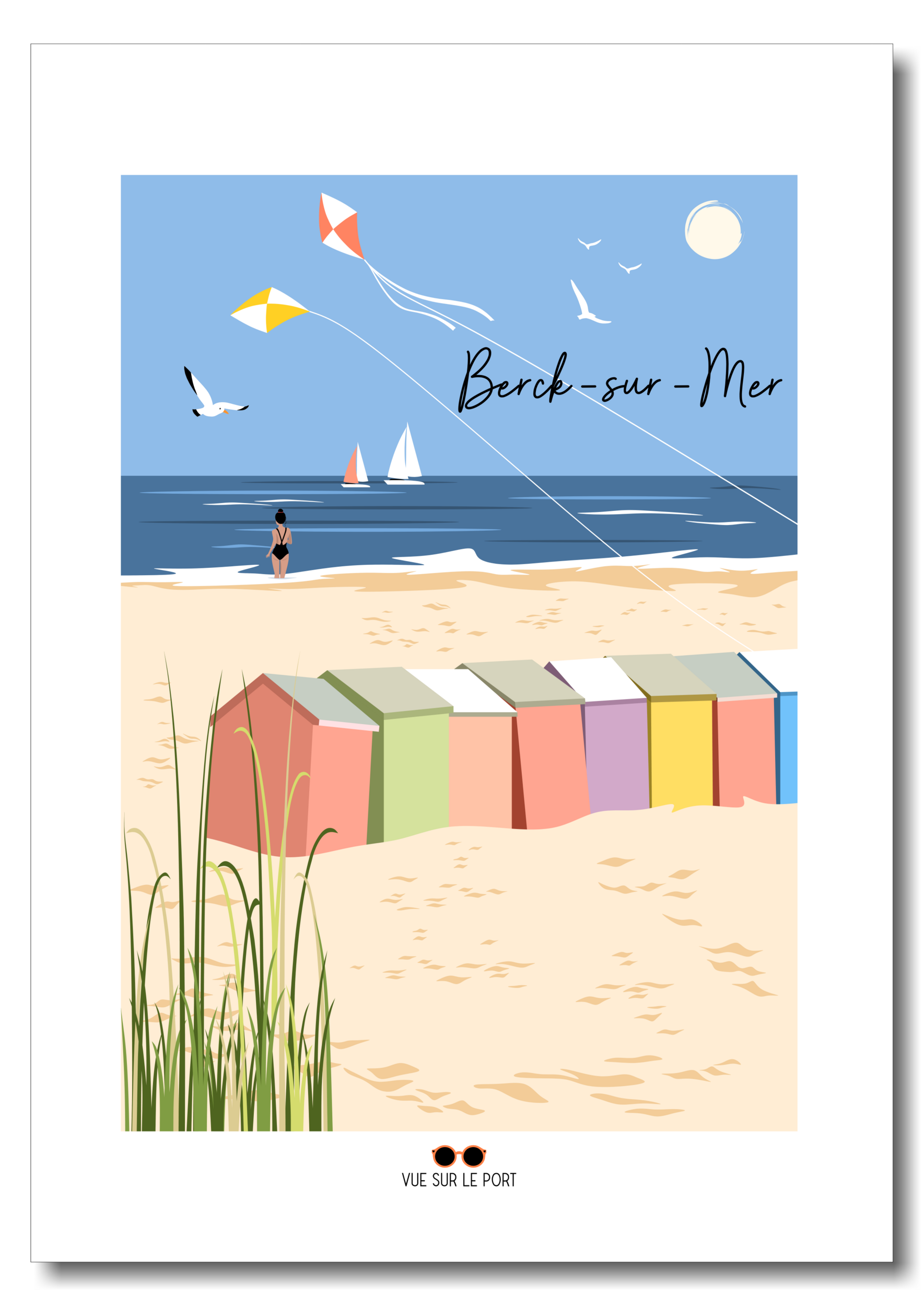 berck sur mer cabines cv etsy
