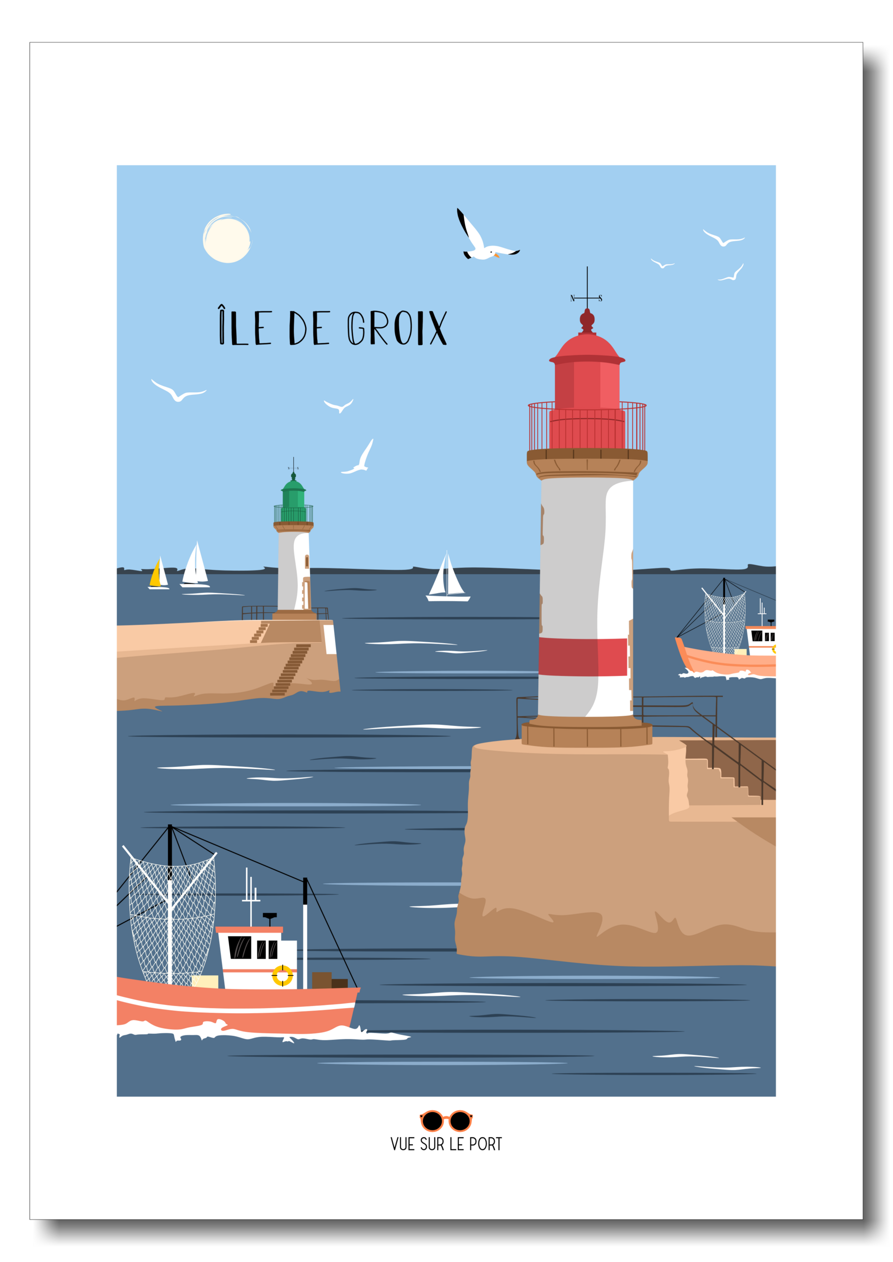 île de groix port etsy