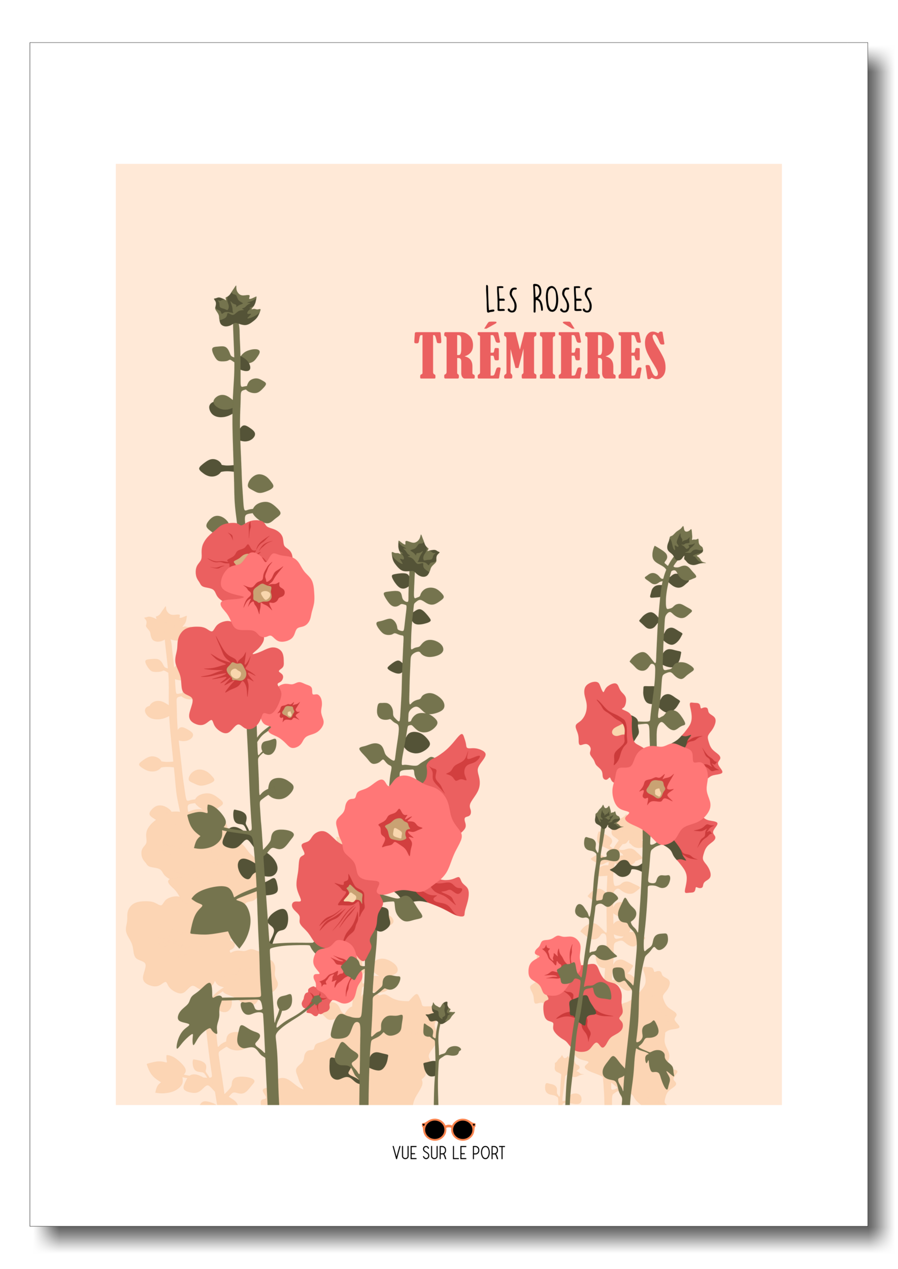les roses tremieres etsy