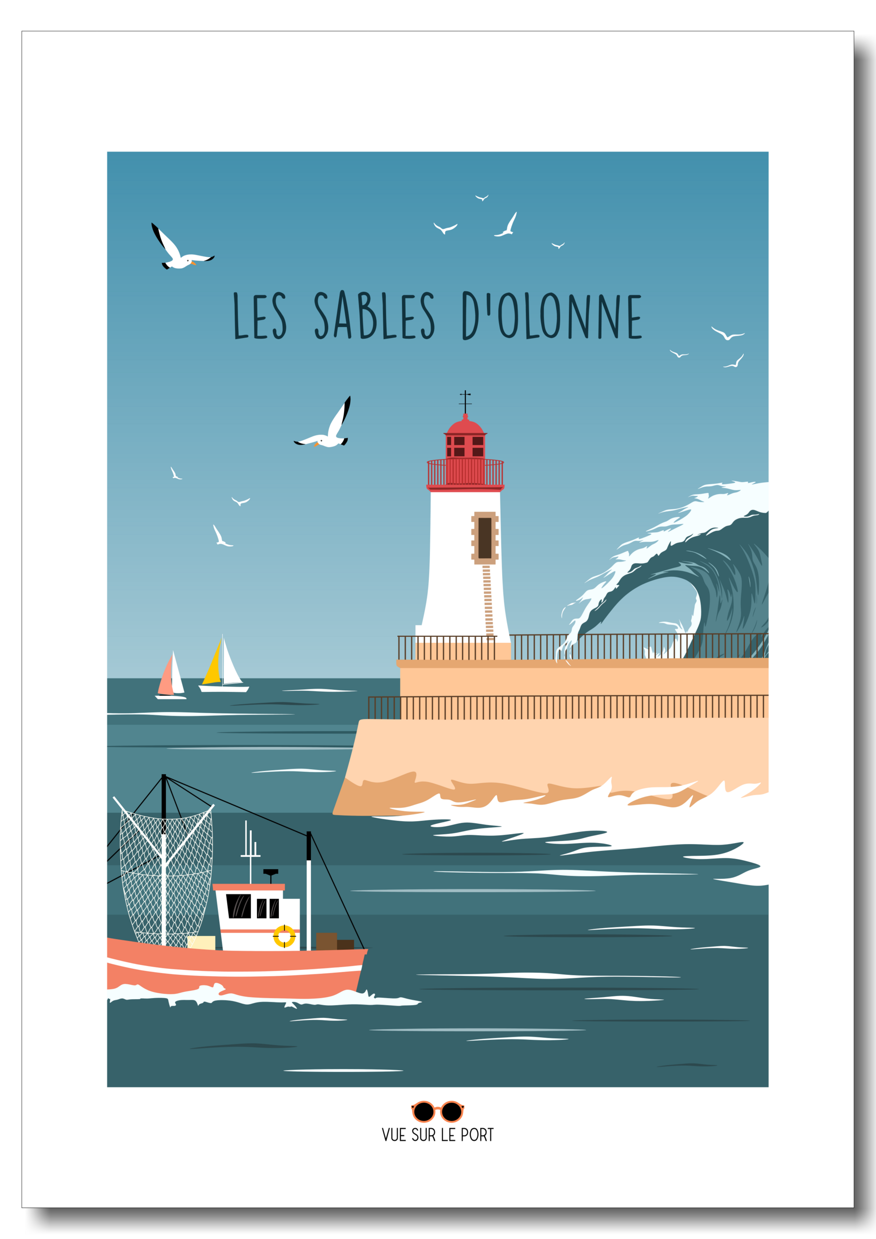 les sables dolonne phare etsy