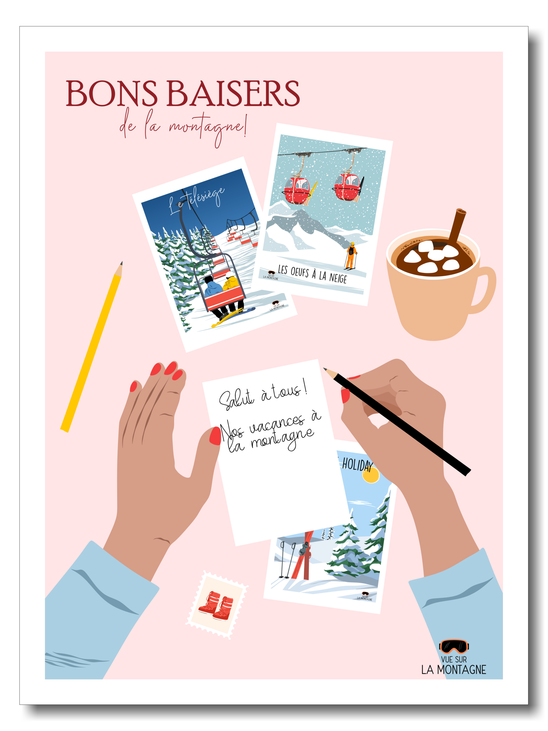 bons baisers de la montagne etsy