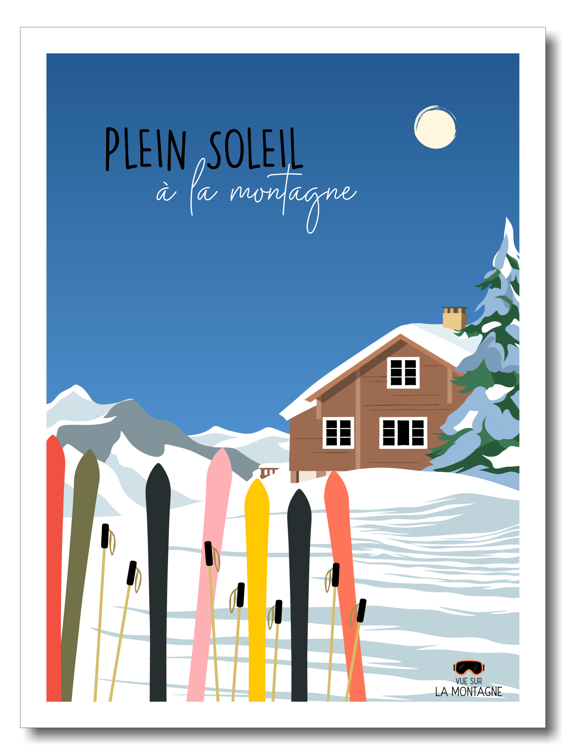 plein soleil à la montagne etsy