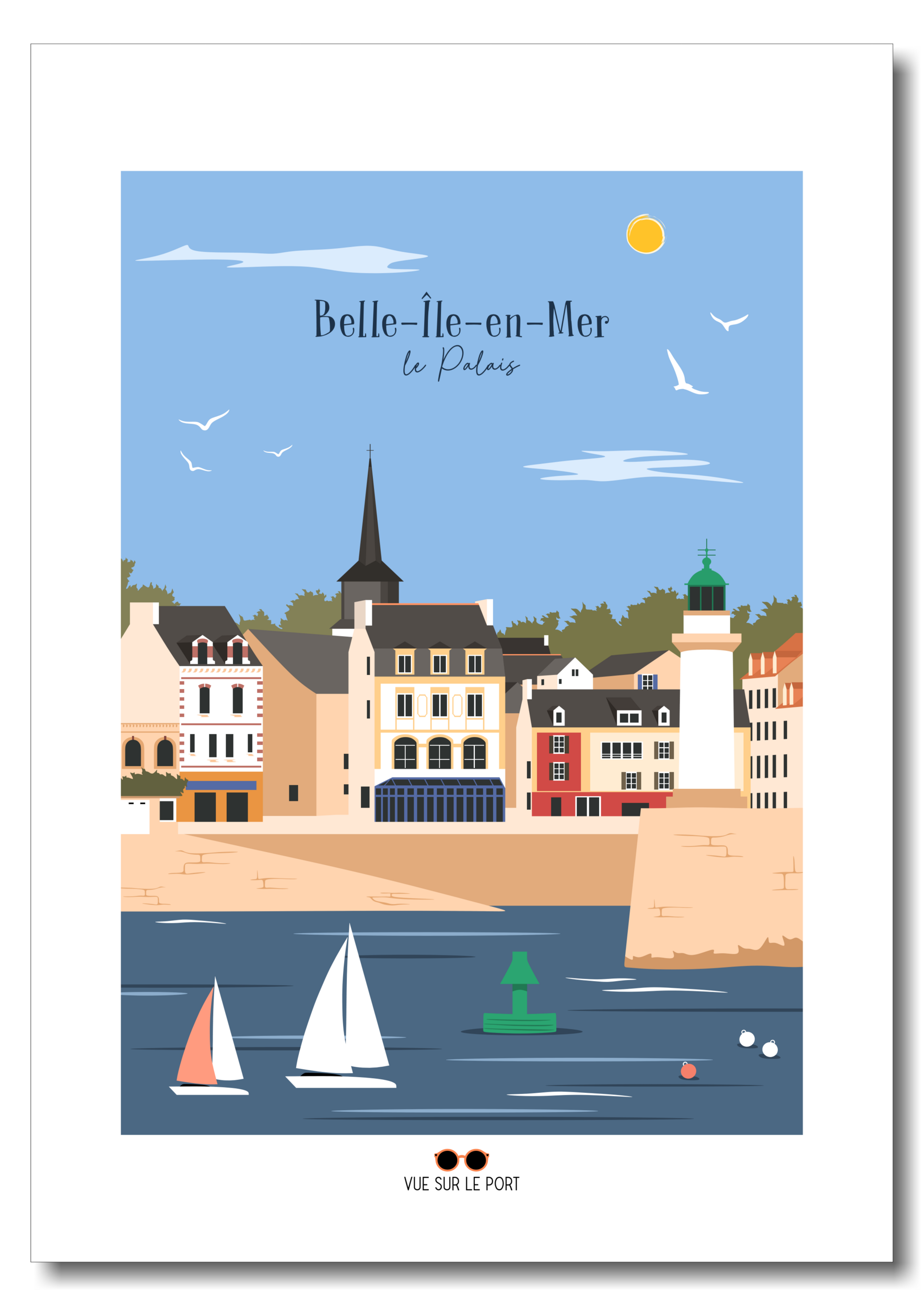 belle île le palais etsy